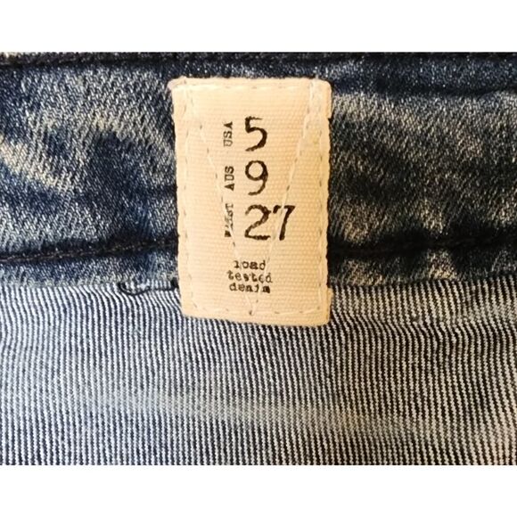 Volcom Pistol Leggings Jeans Womens Size 27 US 5 Blue Denim Casual Pants - Picture 9 of 10